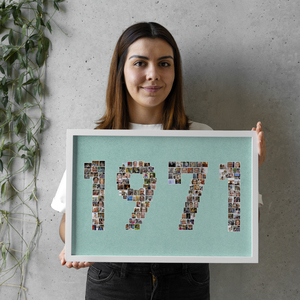 Create Your Own 1971 Photo Collage - Personalized Birthday Gift Create Your Own 1971 Photo Collage - Personalized Birthday Gift