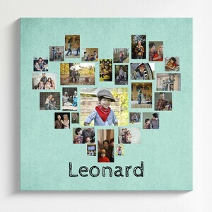 Create Your Heart-Shaped Photo Collage: Capture Your Child's Best Moments
