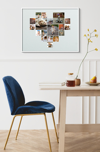 Create Your Heart-Shaped Child Photo Collage on Acrylic