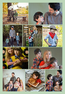 Create Your Own Family Photo Collage - "You and Me" Personalized Poster