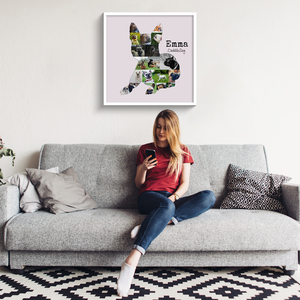 Create a Custom French Bulldog Photo Collage: Art for Dog Lovers!