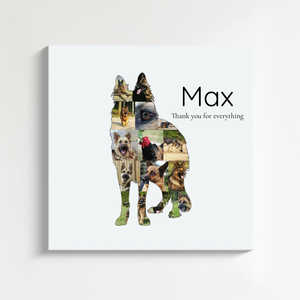 Create Your Own German Shepherd Photo Collage - Personalize Your Memory