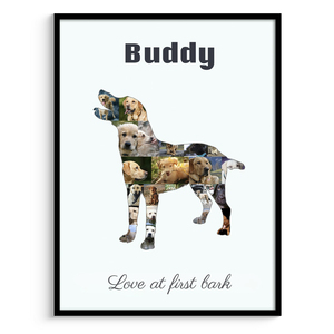 Create Your Own Labrador Photo Collage: Personalize with Photos & Text