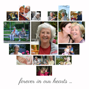 Create a Heart Photo Collage for Grandma - Forever in Our Hearts