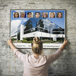 Create Your Custom Team Photo Collage on Alu-Dibond for Your Business Display Create Your Custom Team Photo Collage on Alu-Dibond for Your Business Display