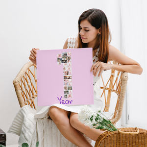 Create Your Baby's First Year Photo Collage - Personalized 1st Birthday Gift Create Your Baby's First Year Photo Collage - Personalized 1st Birthday Gift