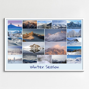 Landscape Photo Collage Prints—Design & Order Yours: Forests, Mountains, Seasons