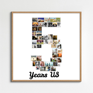 Create a Unique Number '5' Photo Collage - Perfect for Memorable Gifts! Create a Unique Number '5' Photo Collage - Perfect for Memorable Gifts!