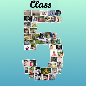 Create a Unique Number '5' Photo Collage - Perfect for Memorable Gifts! Create a Unique Number '5' Photo Collage - Perfect for Memorable Gifts!