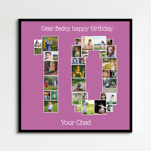 Personalize Your '10' Photo Collage for Special Anniversaries & Milestones! Personalize Your '10' Photo Collage for Special Anniversaries & Milestones!