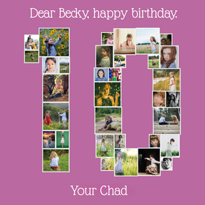 Personalize Your '10' Photo Collage for Special Anniversaries & Milestones! Personalize Your '10' Photo Collage for Special Anniversaries & Milestones!