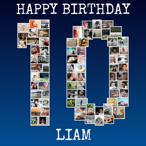 Personalize Your '10' Photo Collage for Special Anniversaries & Milestones! Personalize Your '10' Photo Collage for Special Anniversaries & Milestones!