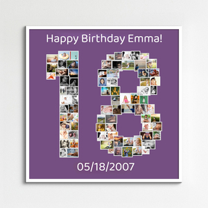 Create Your 18th Birthday Photo Collage – Perfect Gift for Milestone Celebration Create Your 18th Birthday Photo Collage – Perfect Gift for Milestone Celebration