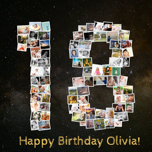 Create Your 18th Birthday Photo Collage – Perfect Gift for Milestone Celebration Create Your 18th Birthday Photo Collage – Perfect Gift for Milestone Celebration