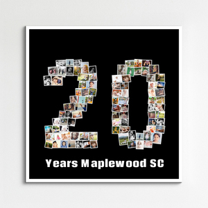 Create a Custom '20' Photo Collage for Birthdays & Anniversaries - Unique Gift Create a Custom '20' Photo Collage for Birthdays & Anniversaries - Unique Gift