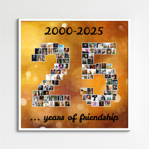 Create a 25-Numbers Photo Collage for Anniversaries or Celebrations Create a 25-Numbers Photo Collage for Anniversaries or Celebrations