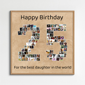 Create a 25-Numbers Photo Collage for Anniversaries or Celebrations Create a 25-Numbers Photo Collage for Anniversaries or Celebrations