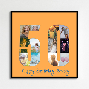 Create a Stunning '50' Photo Collage for Birthdays & Anniversaries Create a Stunning '50' Photo Collage for Birthdays & Anniversaries