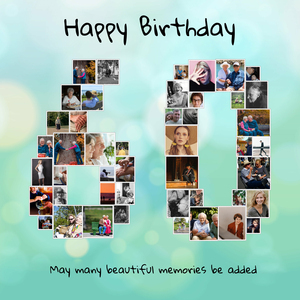 Create a Stunning 60th Birthday Photo Collage Gift Create a Stunning 60th Birthday Photo Collage Gift