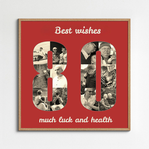 Create a Stunning 80th Birthday Photo Collage with Your Memories Create a Stunning 80th Birthday Photo Collage with Your Memories