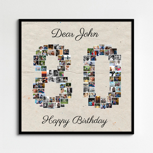 Create a Stunning 80th Birthday Photo Collage with Your Memories Create a Stunning 80th Birthday Photo Collage with Your Memories
