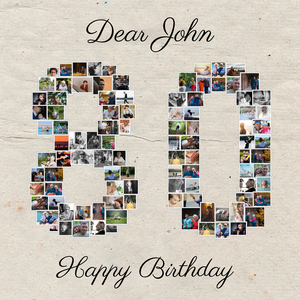 Create a Stunning 80th Birthday Photo Collage with Your Memories Create a Stunning 80th Birthday Photo Collage with Your Memories