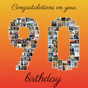 Create a Stunning '90' Photo Collage for Milestones & Birthdays Create a Stunning '90' Photo Collage for Milestones & Birthdays