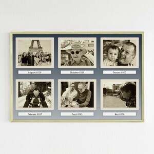 Create Your Vintage-Style Polaroid Collage with Personalized Text