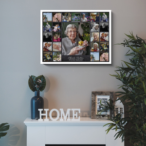 Create Your Personalized Memorial Photo Collage - 24 Memories in Tribute