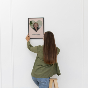 Create a Heart-Shaped Memorial Collage - Personalize in Memory