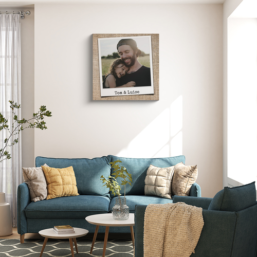 Capture Family Memories: Personalize Your Polaroid-Style Poster