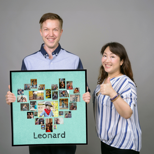 Create Your Heart-Shaped Photo Collage: Capture Your Child's Best Moments