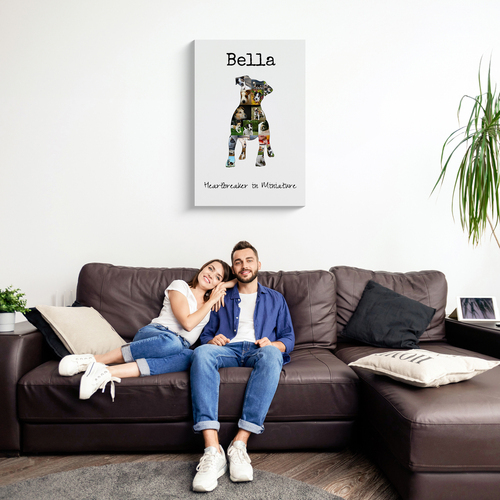 Create Your Jack Russell Collage - Personalize with Photos & Text