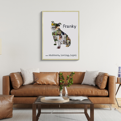 Create Your Custom Old English Bulldog Photo Collage: Personalize with Your Photos & Text