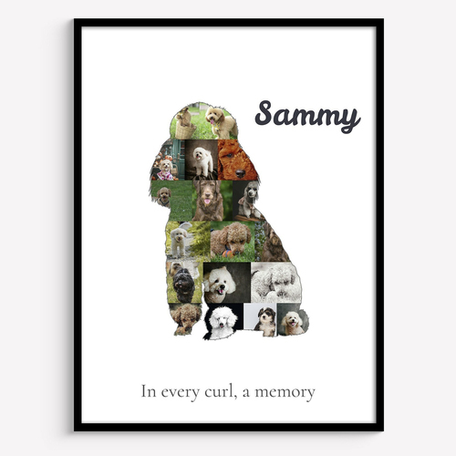 Create Your Custom Poodle Photo Collage - Cherish Memories