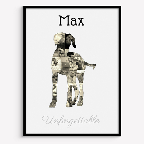 Create Your Personalized Rhodesian Ridgeback Dog Photo Collage