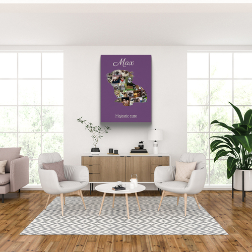 Create Your Own Shih Tzu Photo Collage - Personalize with Your Text
