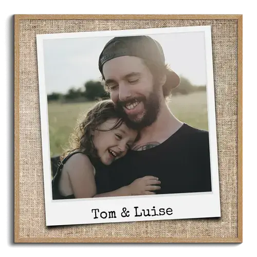 Capture Family Memories: Personalize Your Polaroid-Style Poster