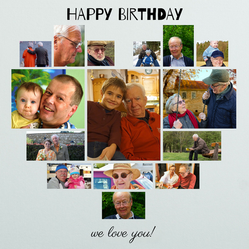 Create a Heart Photo Collage Gift for Loved Ones