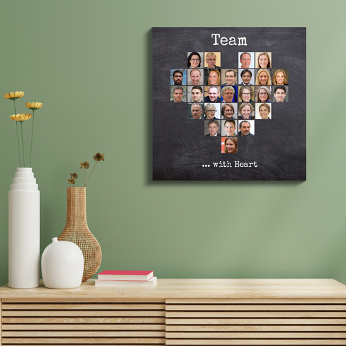 Create a Heart Collage: Farewell Gift for a Coworker