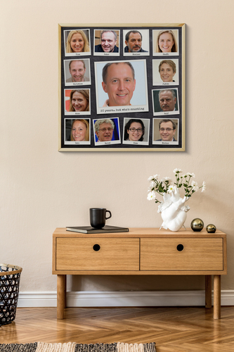 Create Your Own Polaroid Retirement Collage – Customize with Photos & Text