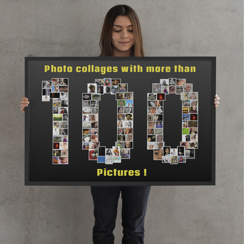 Create Your 100th Celebration Photo Collage – Showcase 250 Images in Style!