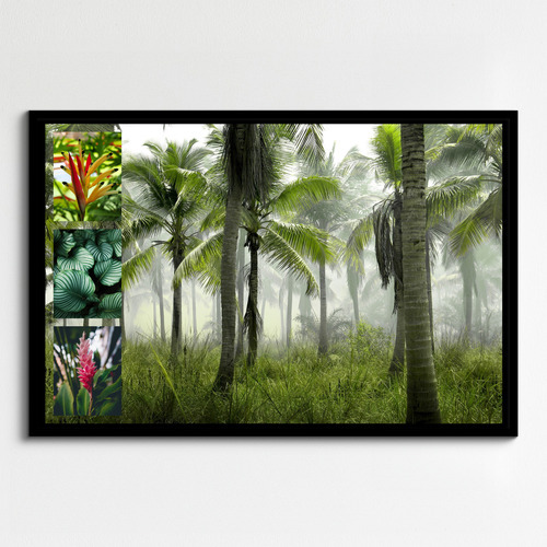Nature Photo Collage Prints: Create your premium tropical plants, palms & rainforest