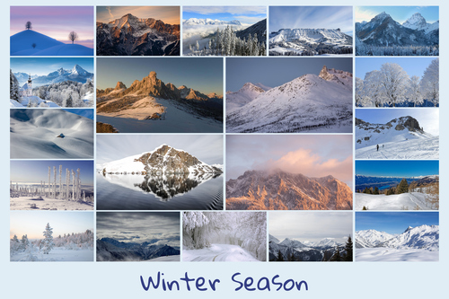 Landscape Photo Collage Prints—Design & Order Yours: Forests, Mountains, Seasons