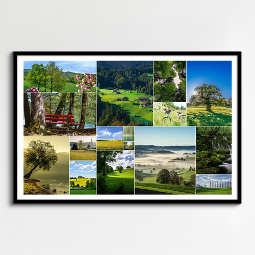 Landscape Photo Collage Prints—Design & Order Yours: Forests, Mountains, Seasons
