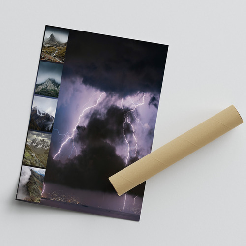 Premium Weather Photo Collage Prints - Create your fog & thunderstorm landscapes