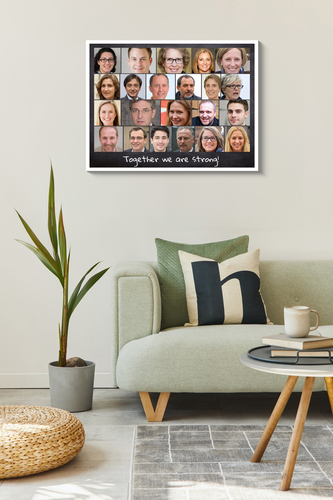 Create Team Spirit Collage for Office Décor and Gifts