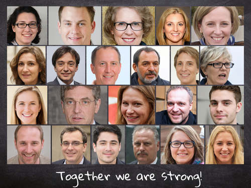 Create Team Spirit Collage for Office Décor and Gifts