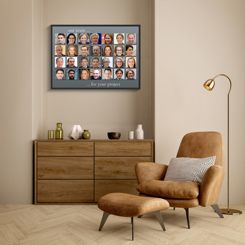 Showcase Your Team: Custom Portrait Collage for Offices & Events