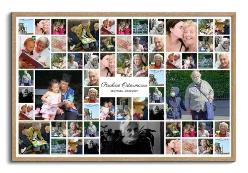 Create a Personalized Memorial Canvas Collage